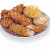 2 Piece Mix Chicken Meal · Our 2 pieces of chicken meal comes with a biscuit. Add sauce for an additional charge.
