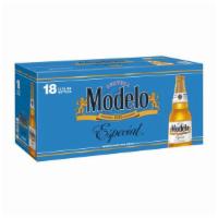 Modelo Especial 18 bottles  4% abv · Must be 21 to purchase. 