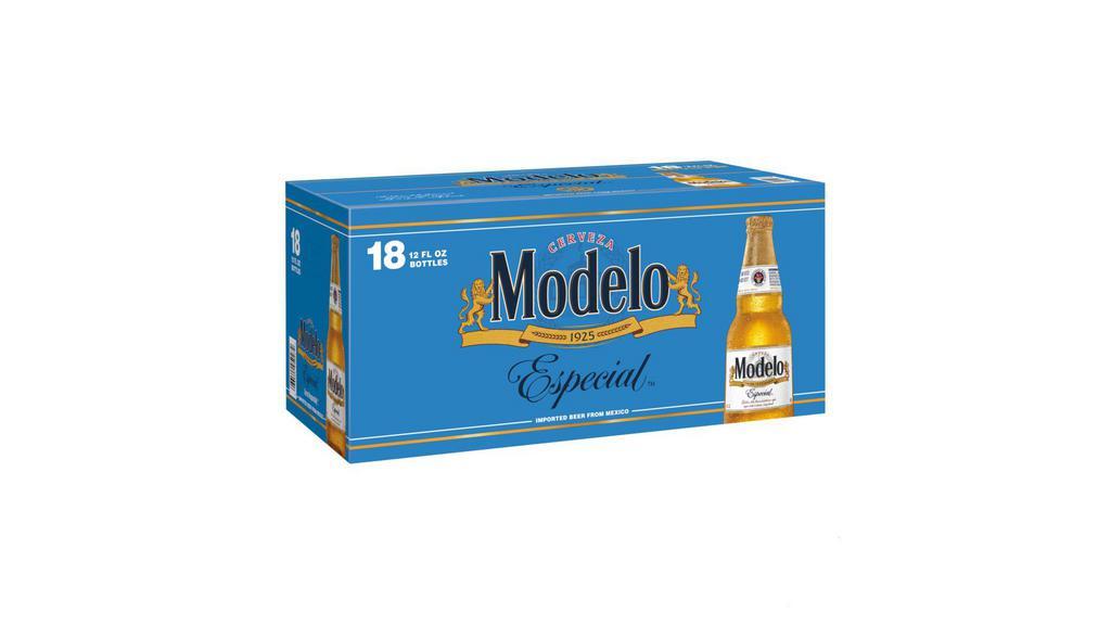 Modelo Especial 18 bottles  4% abv · Must be 21 to purchase. 