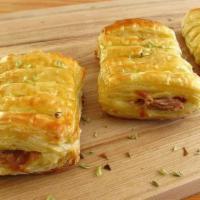 CROISSANTS · STUFFED CROISSANTS WITH CHICKEN, PEPPERONI AND CHEESE & HAM AND CHEESE