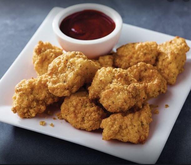 Chicken Dippers (Boneless Wings) · Served hot, mild, teriyaki, BBQ or garlic parm. With a side of ranch.