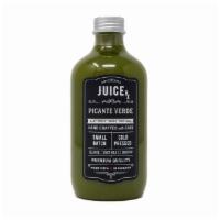 Picante Verde · thai young coconut water, cucumber*, romaine*, swiss chard*, green apple*, celery*, lime*, s...