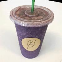 Açaí Berries Smoothie · Organic açaí powder, strawberries, blackberries, your choice of milk and your choice of swee...