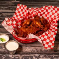 Chicken Strips Combo · Served with 1 flavor and 1 ranch or blue cheese.