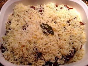 7. Lamb Biryani · Marinated lamb, herb and spices cooked with basmati rice.