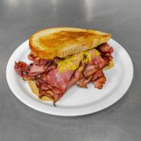Hot Pastrami Specialty · Comes with choice bread & cheese. Add-ons for an additional charge.