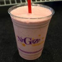 Get Ripped Smoothie · Strawberry and raspberry with whey protein and lecithin.