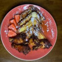 French Toast and Chicken Platter · Hand-batter Texas toast.