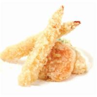 Shrimp Tempura Appetizer · 2pcs fried shrimp & 4pcs vegetable