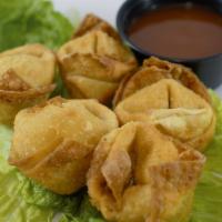 5 Pieces Crab Puffs · Deep fried crab meat.