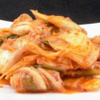 Kimchi · Mix of fermented vegetables.