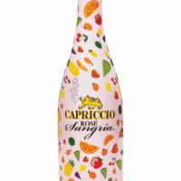 750 ml. Capriccio Sangria Rose · Must be 21 to purchase. 13.9% ABV.  