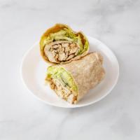 Thai Chicken Wrap · Grilled chicken, lettuce, cucumbers and peanut sauce. Served in your choice of wrap.