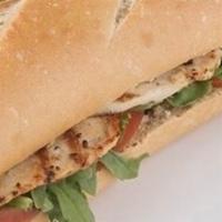 Grilled Chicken Sandwich · Includes lettuce, tomato, cheese, mayonnaise or mustard.