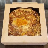 Caramel Apple Crumble Pie · 