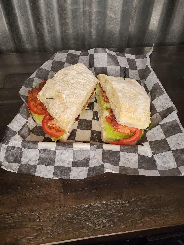 BLT Sandwich · Thick cut bacon, romaine lettuce, and fresh tomato. Dry unless mayo or mustard requested.