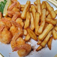 Shrimp & Fries · Golden fried or grilled jumbo shrimp.
