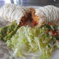 Chorizo Burrito · Mexican sausage.