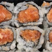 Spicy Crunchy Roll · choice of tuna, salmon, yellowtail, white tuna or shrimp.