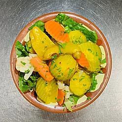 Pickle Plate · Varied Mediterranean style pickles. Vegetarian. 