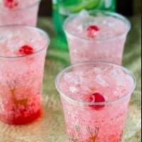 Shirley Temple · Non-alcoholic mixed drink traditionally made with ginger ale and a splash of grenadine, garn...