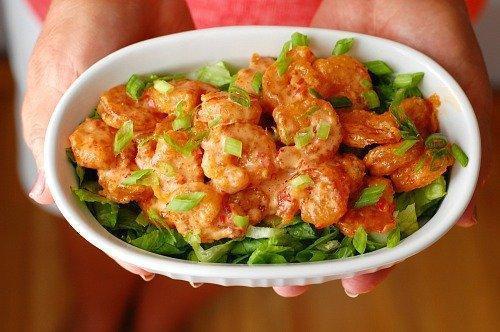Bang- Bang Shrimp · Crispy, tossed in a creamy, little spicy sauce.