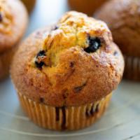 Blueberry Muffin · Small cake like muffin with blueberries