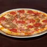 Meat Lovers Pizza · Ham, meatballs, sausage and pepperoni.