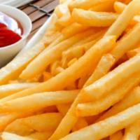 French Fries · Cut potatoes fried and salted to perfection.  