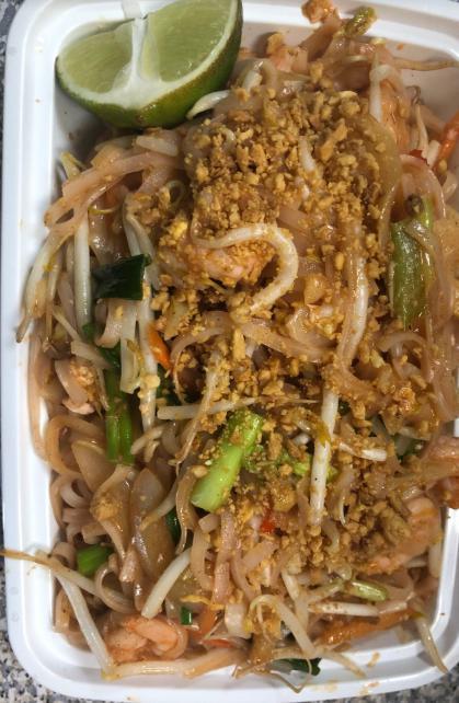 T1. Pad Thai · Hot and spicy.