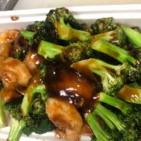 120. Shrimp with Broccoli · 