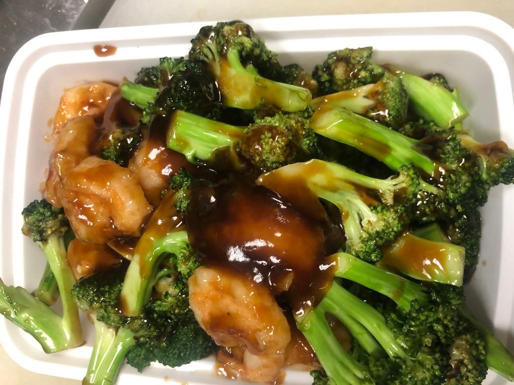 120. Shrimp with Broccoli · 