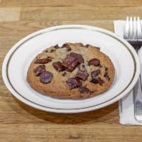 Chocolate Fusion Cookie · A spin on a classic chocolate chip cookie made with milk, dark and semi sweet chocolate chips.