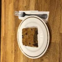 Blondie brownie · With chocolate chips and walnuts