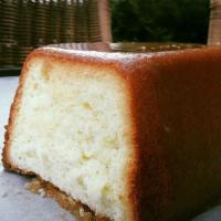Glazed Lemon Pound Cake - Slice · Packaged and sealed lemon pound cake drizzled with a vanilla glaze.