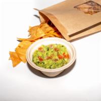 Guacamole · Original recipe. Served with chips.