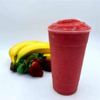 Jupioca Shake Smoothie · Ingredients: Strawberry, Blueberry, Banana, Whey Protein, Coconut water.