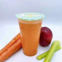 J6. Veggie Focus · Served with Carrot, Celery and Red Apple.