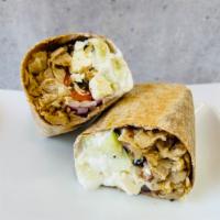 V21 V-Greek(VG) · Choice of Protein, Tomato, Red Onions, Black Olives, Cucumbers,
Feta Cheese, and Tzatziki S...