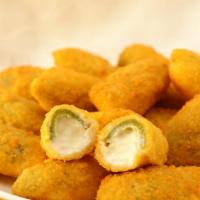 Jalapeno Poppers · 6 pieces. Bite size poppers.