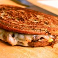 Patty Melt Sandwich Combo · 1/4 lb. beef patty, Swiss & American cheese, grilled onion on rye.