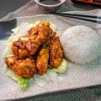 Honey Chicken Wings · Fried chicken wings cook in honey garlic sauce.(vietnamese Style)