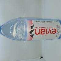 Evian Natural Spring Water · 1 liter. 
