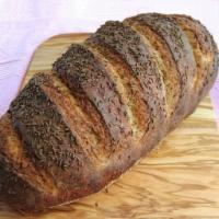 Rye Bread Loaf · A dense bread made of Rye flours