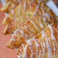 Apple Turnover · Buttery puff pastry stuffed with apple filling