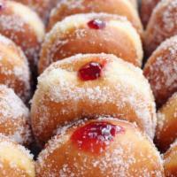 Jelly Donut · Donut filled with homemade raspberry jelly
