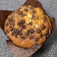 Chocolate Chip Muffin · Yogurt muffin with chocolate chips floating inside