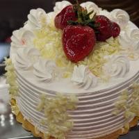 Strawberrry Shortcake · Vanilla Cake with Strawberry Filling and layers of whipped cream (6-8 servings) Please give ...