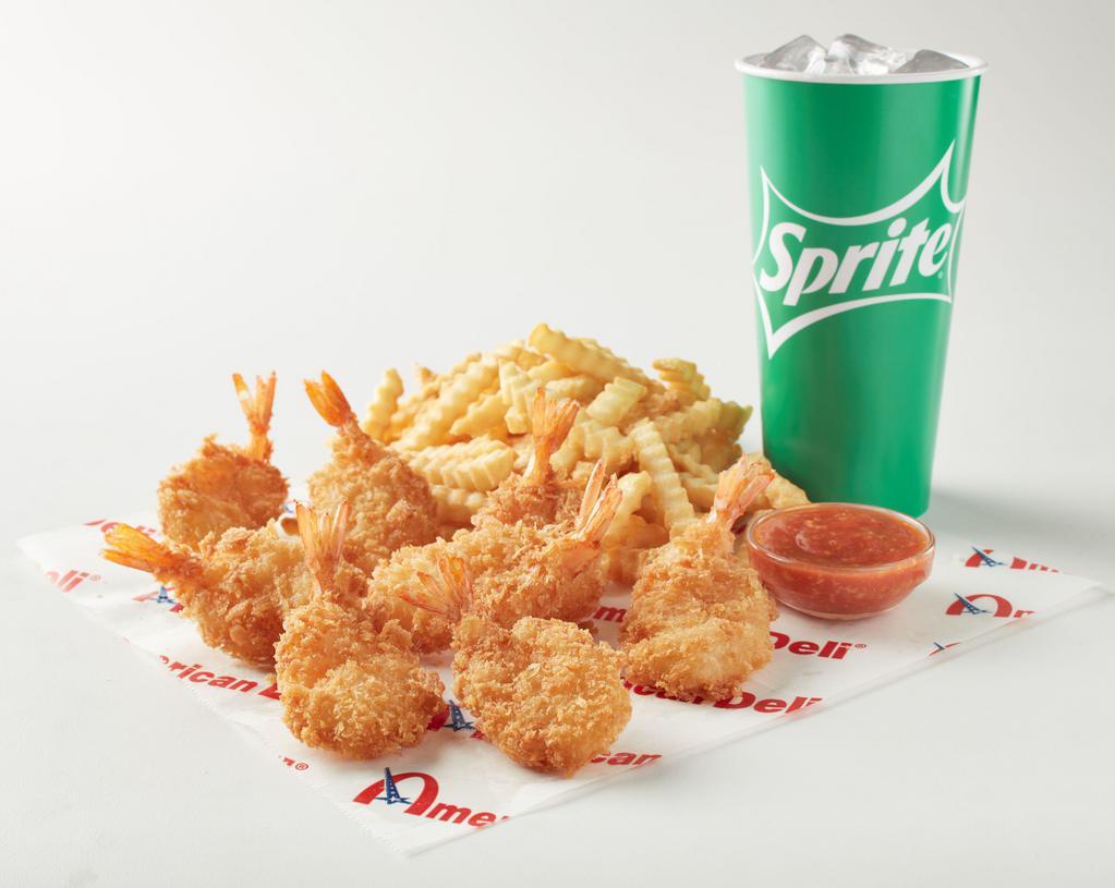 Shrimp Combo · Served without drink.