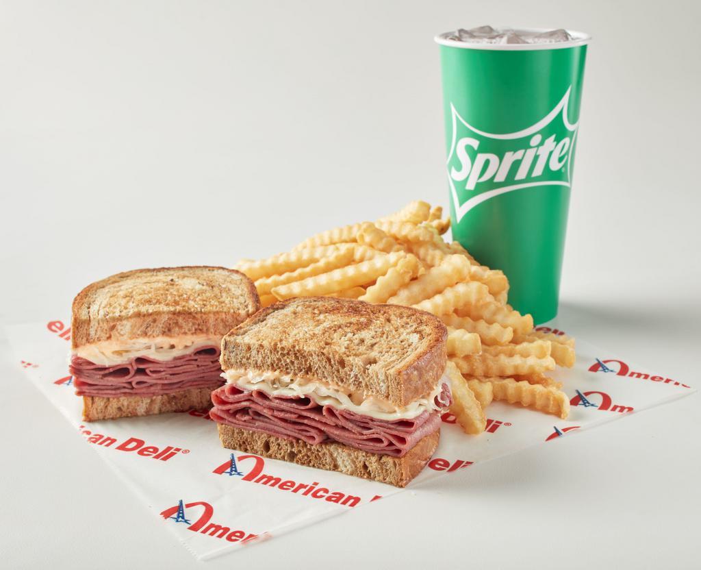 Reuben Combo · Served without drink.